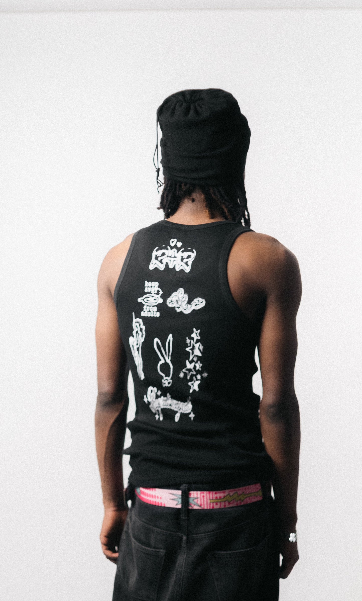 Tattoo Tank Top Black