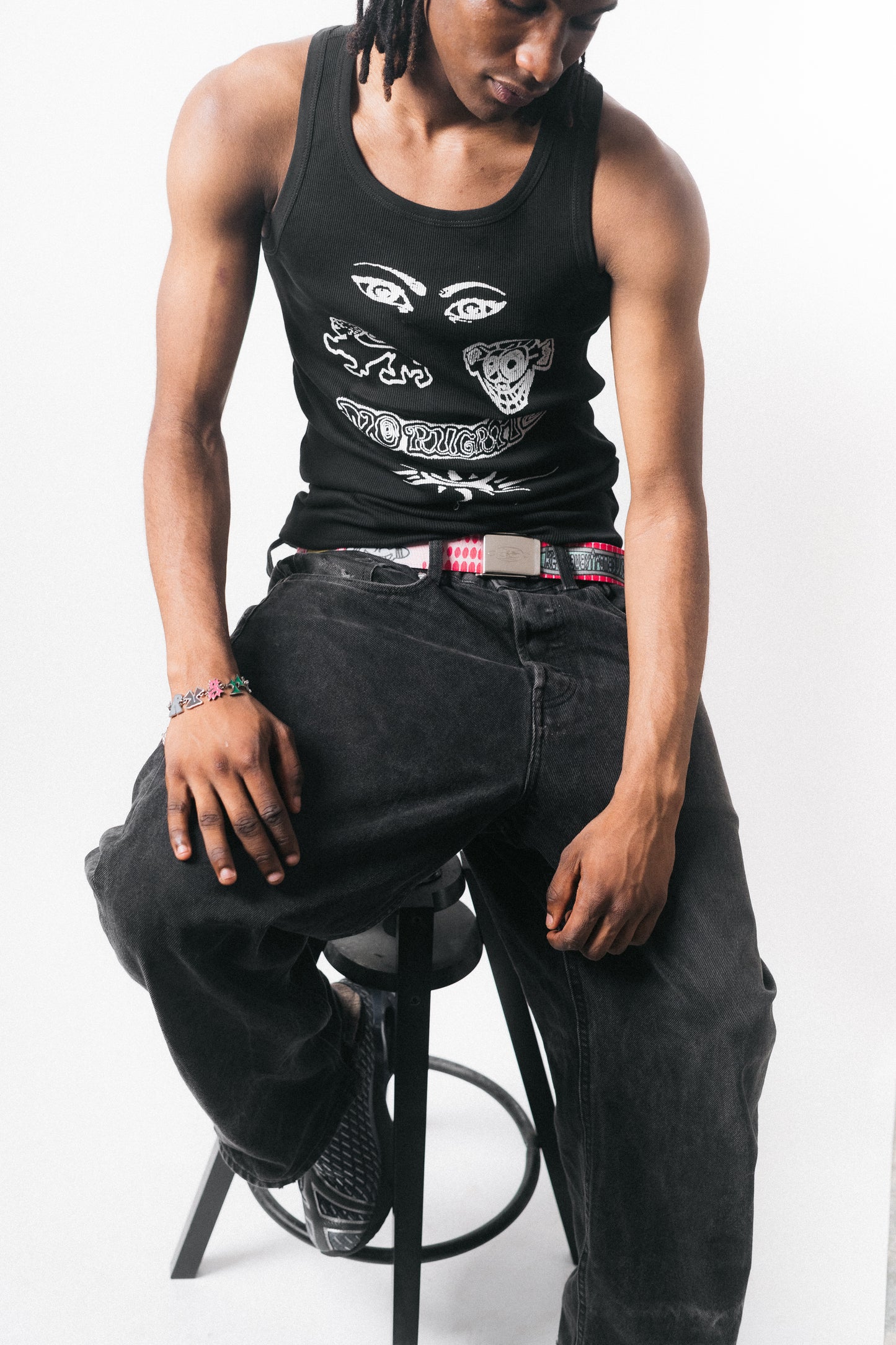 Tattoo Tank Top Black