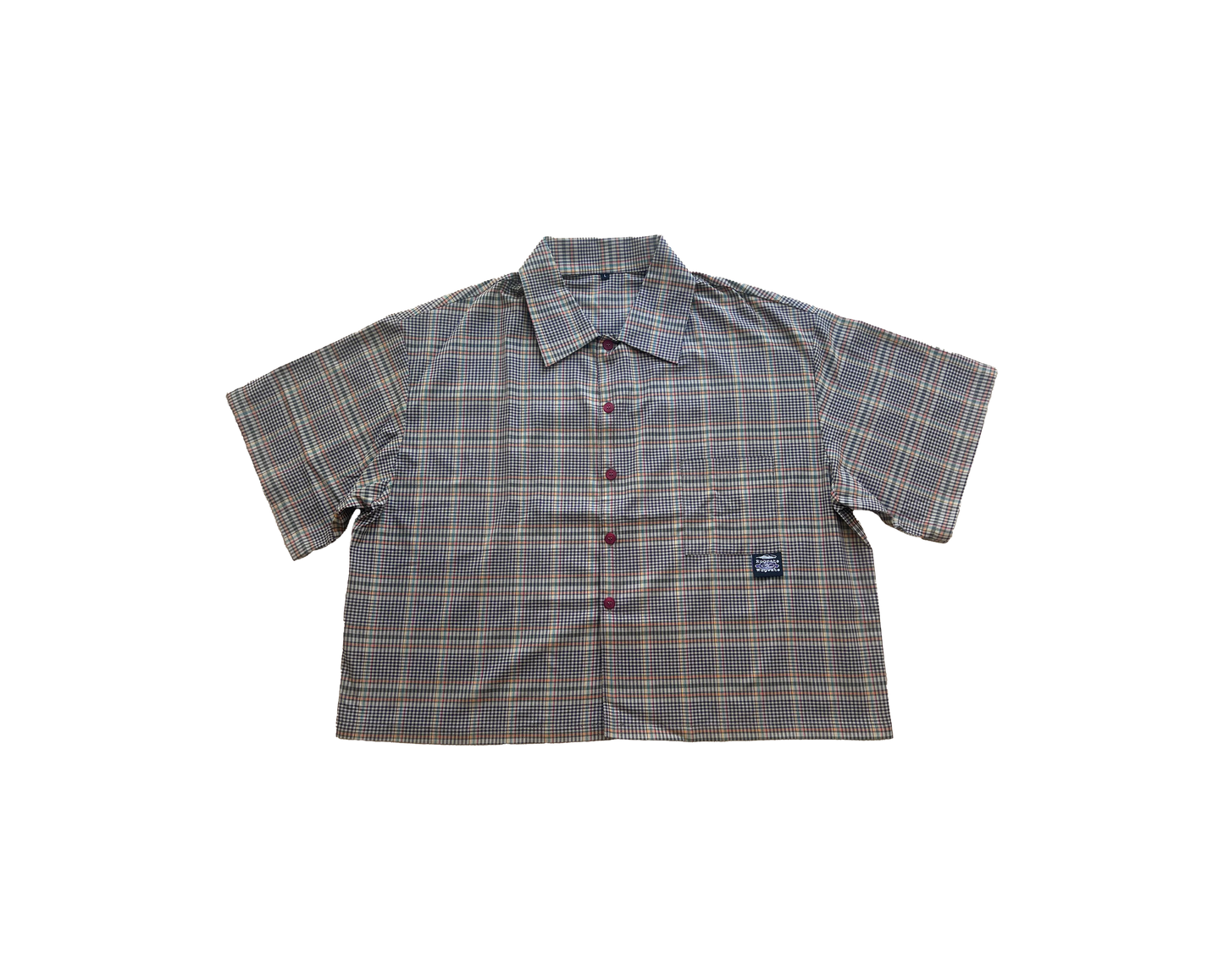 Cropped Plaid Shirt