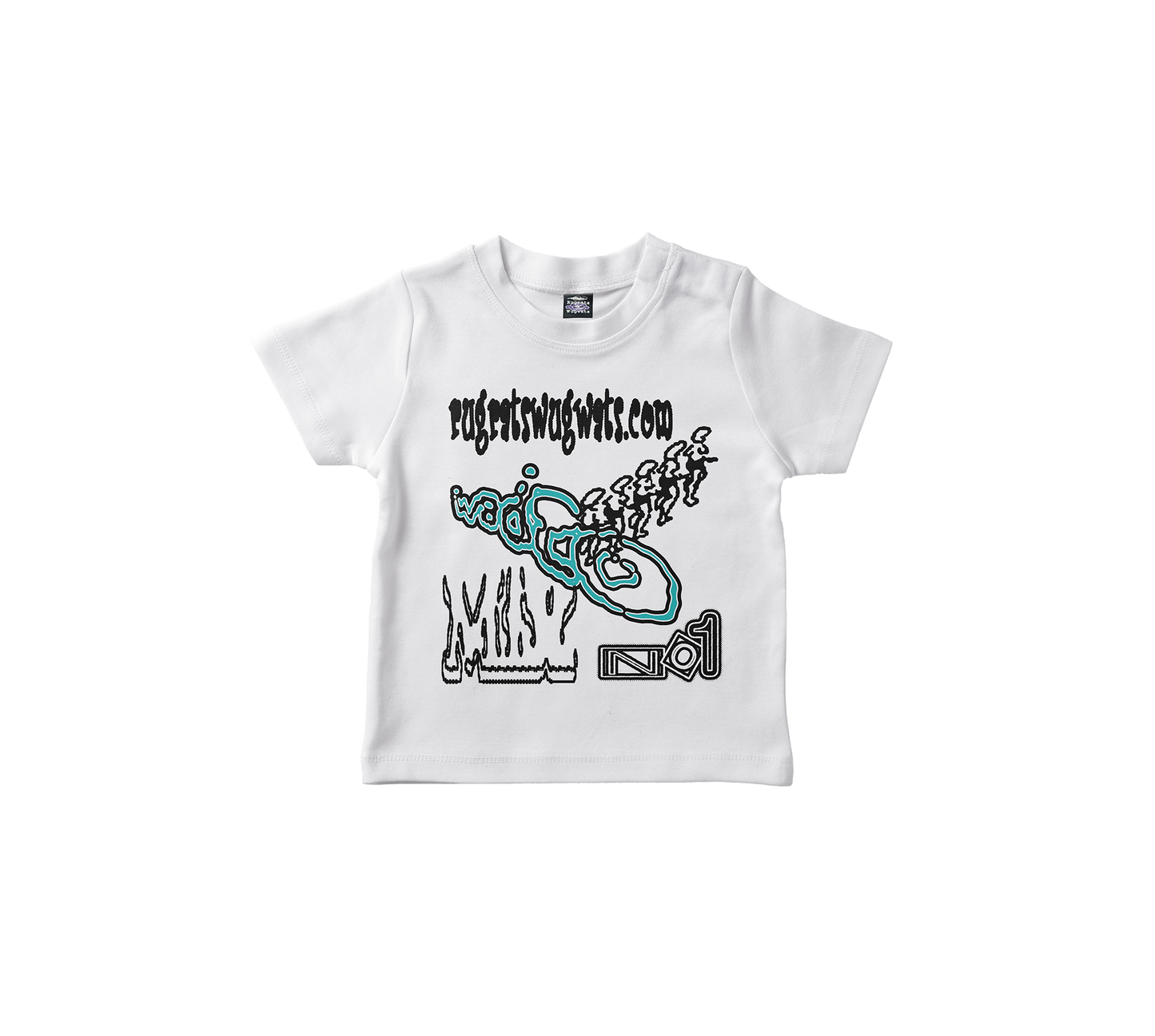 Wugwats Wadio Baby Tee White