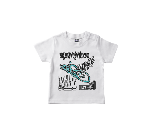 Wugwats Wadio Baby Tee White
