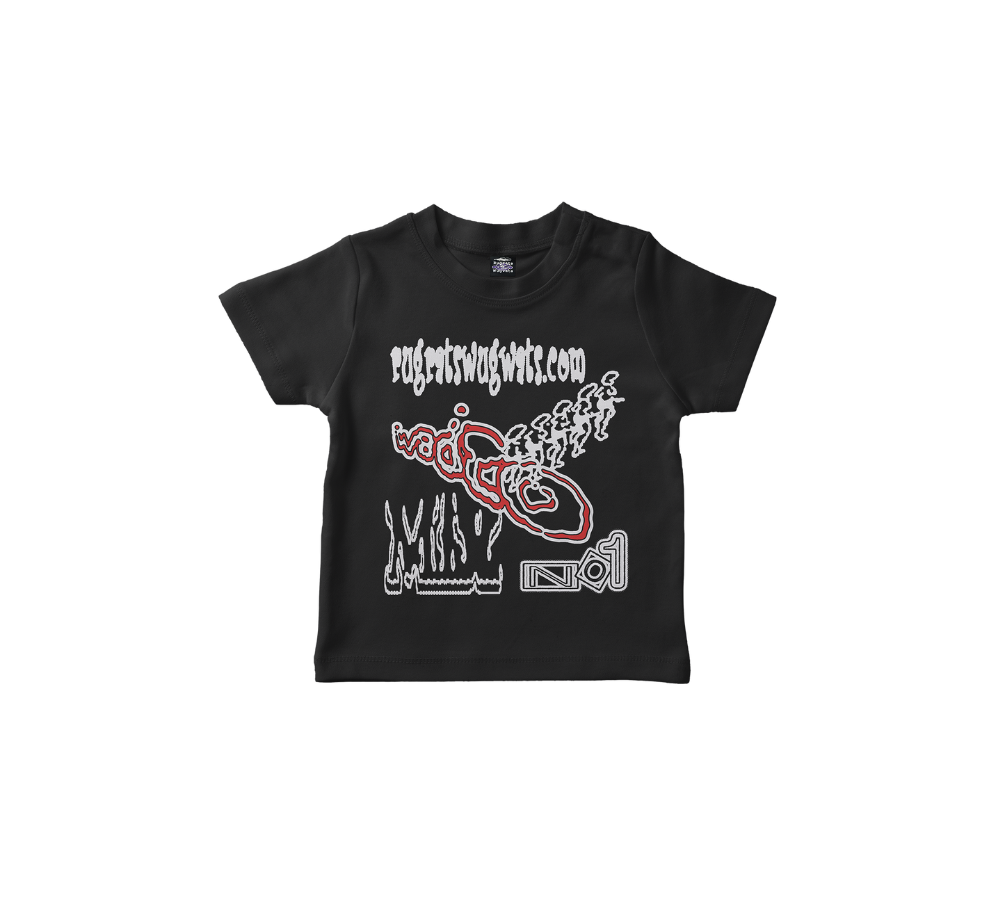 Wugwats Wadio Baby Tee Black