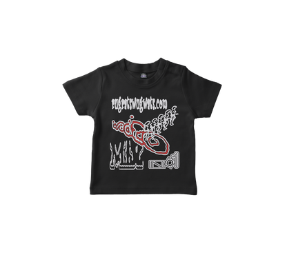 Wugwats Wadio Baby Tee Black