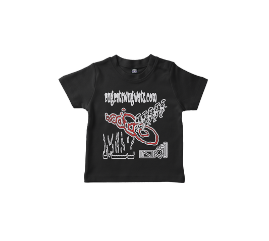 Wugwats Wadio Baby Tee Black