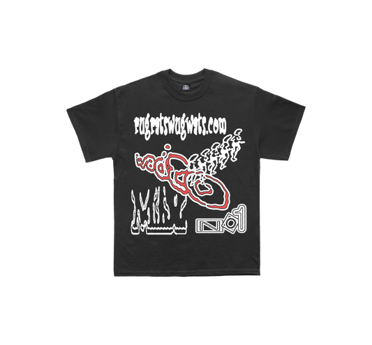 Wugwats Wadio Tee - Black
