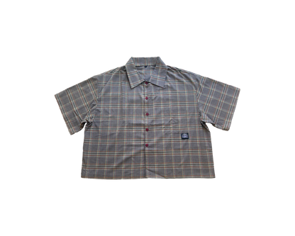 Cropped Plaid Shirt