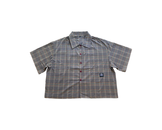 Cropped Plaid Shirt