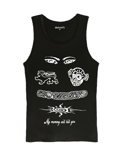 Tattoo Tank Top Black